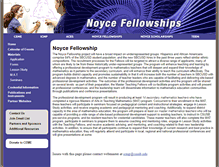 Tablet Screenshot of noyce-fellowships.csusb.edu