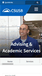 Mobile Screenshot of advising.csusb.edu