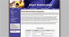 Desktop Screenshot of noyce-scholarships.csusb.edu