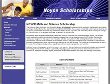 Tablet Screenshot of noyce-scholarships.csusb.edu