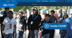 Desktop Screenshot of csusb.edu