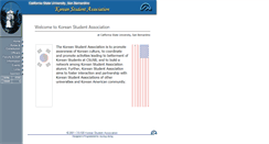 Desktop Screenshot of korea.csusb.edu