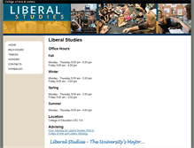 Tablet Screenshot of liberalstudies.csusb.edu