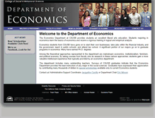 Tablet Screenshot of economics.csusb.edu