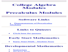 Tablet Screenshot of colalg.math.csusb.edu